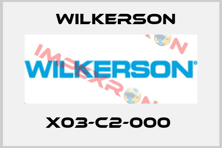 X03-C2-000  Wilkerson