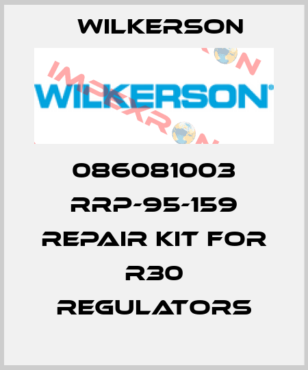 086081003 RRP-95-159 REPAIR KIT FOR R30 REGULATORS Wilkerson