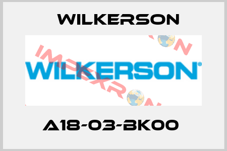 A18-03-BK00  Wilkerson