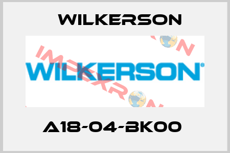 A18-04-BK00  Wilkerson