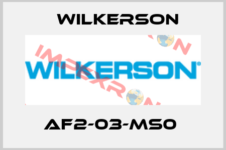 AF2-03-MS0  Wilkerson