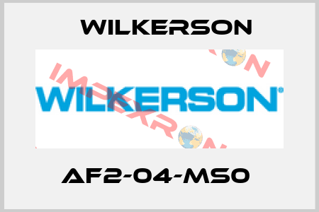 AF2-04-MS0  Wilkerson