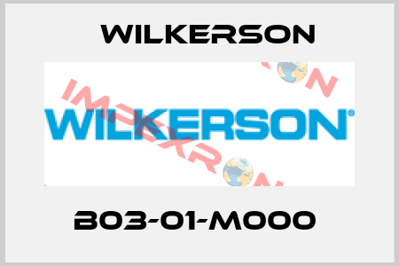 B03-01-M000  Wilkerson