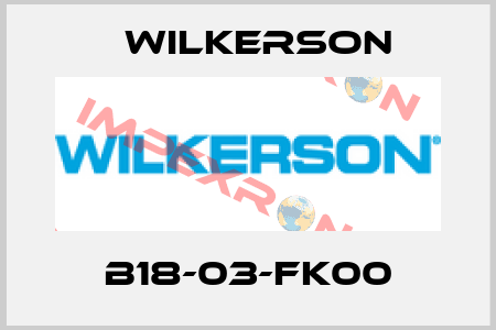 B18-03-FK00 Wilkerson