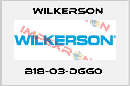 B18-03-DGG0  Wilkerson