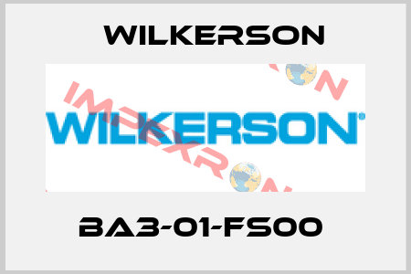 BA3-01-FS00  Wilkerson