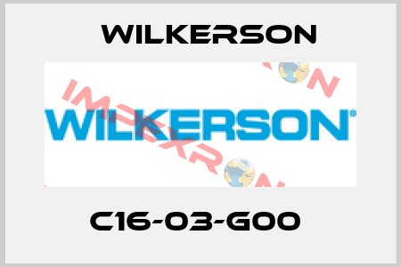 C16-03-G00  Wilkerson