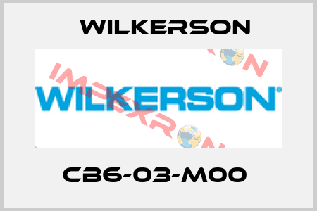 CB6-03-M00  Wilkerson