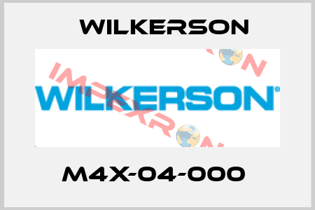 M4X-04-000  Wilkerson