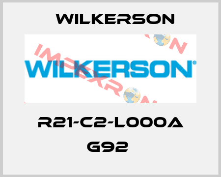 R21-C2-L000A G92  Wilkerson