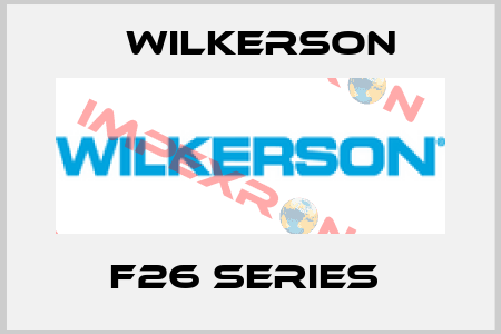 F26 Series  Wilkerson