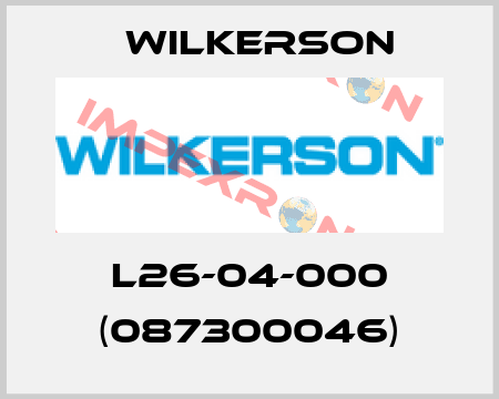 L26-04-000 (087300046) Wilkerson