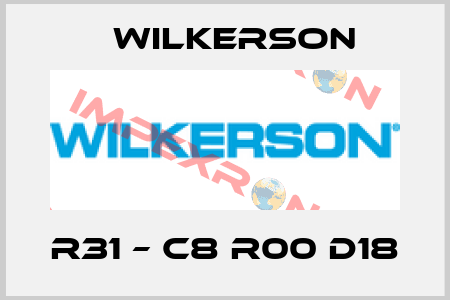 R31 – C8 R00 D18 Wilkerson