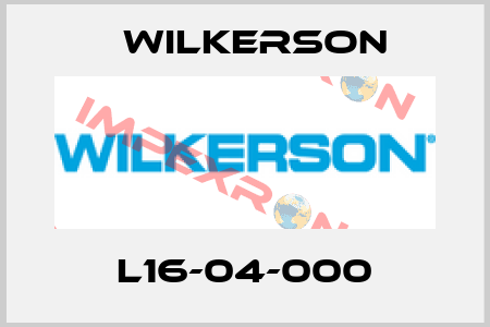 L16-04-000 Wilkerson