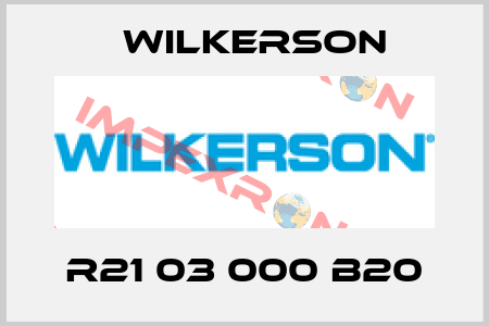 R21 03 000 B20 Wilkerson