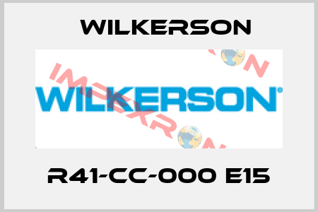 R41-CC-000 E15 Wilkerson