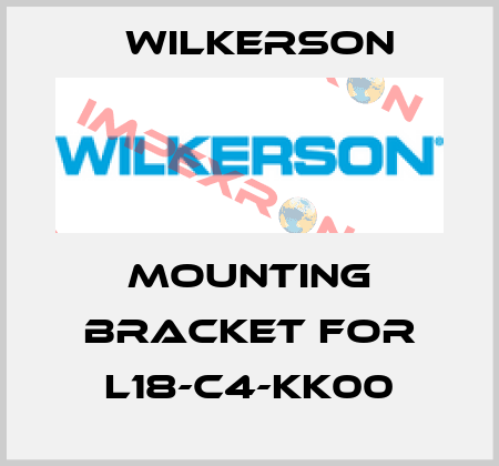 Mounting bracket for L18-C4-KK00 Wilkerson