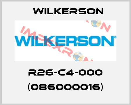 R26-C4-000 (086000016) Wilkerson