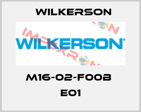 M16-02-F00B  E01 Wilkerson