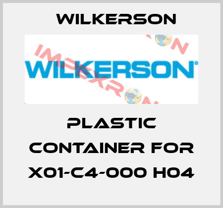 plastic container for X01-C4-000 H04 Wilkerson