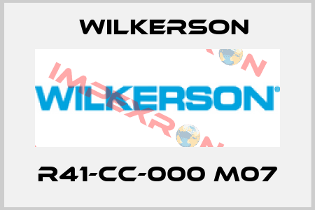 R41-CC-000 M07 Wilkerson