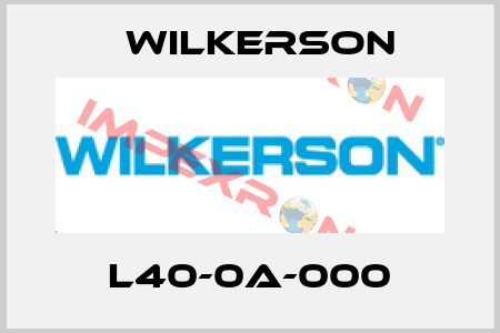 L40-0A-000 Wilkerson