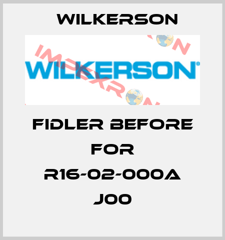 Fidler before for R16-02-000A J00 Wilkerson