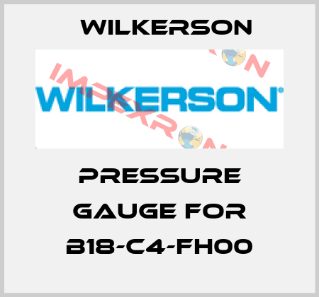 pressure gauge for B18-C4-FH00 Wilkerson