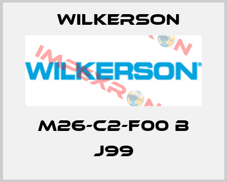 M26-C2-F00 B J99 Wilkerson