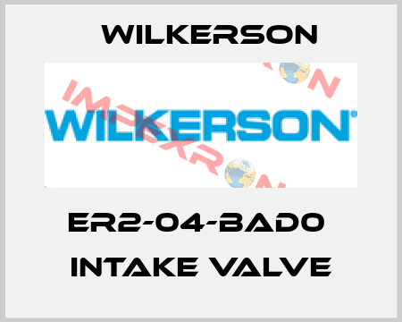 ER2-04-BAD0  intake valve Wilkerson