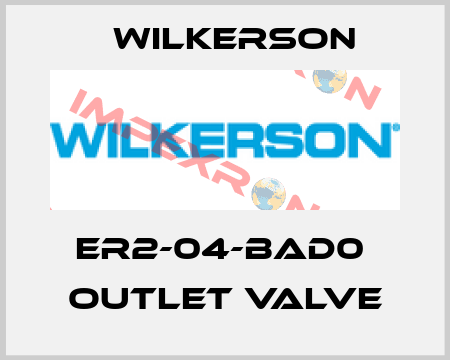 ER2-04-BAD0  outlet valve Wilkerson