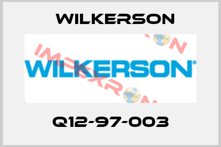 Q12-97-003 Wilkerson