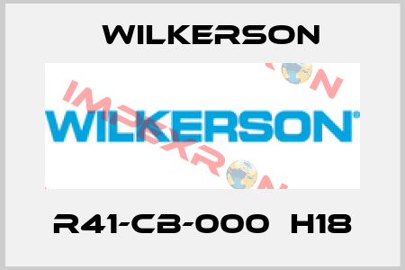 R41-CB-000  H18 Wilkerson