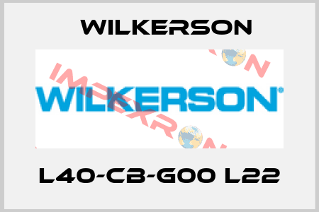 L40-CB-G00 L22 Wilkerson