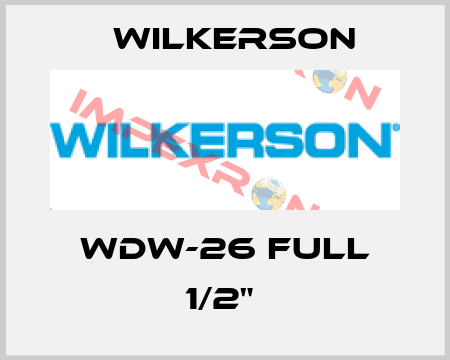 WDW-26 FULL 1/2"  Wilkerson