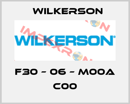 F30 – 06 – M00A C00 Wilkerson