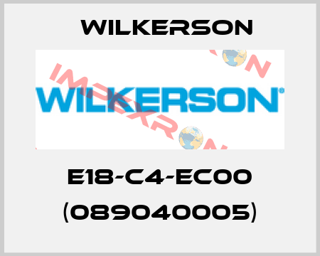 E18-C4-EC00 (089040005) Wilkerson