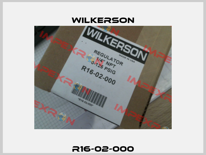 R16-02-000 Wilkerson